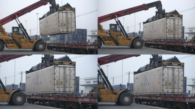 中国铁路冷链集装箱装车