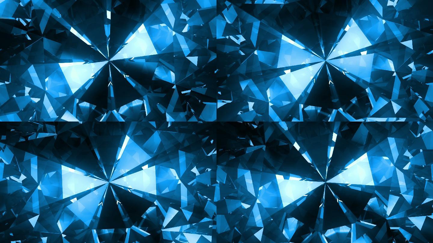 蓝钻石背景