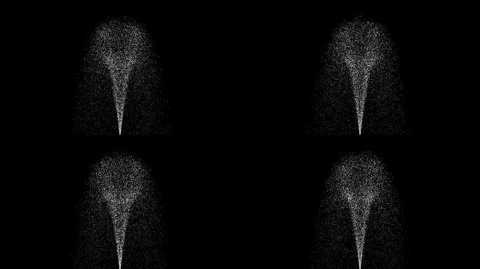 喷泉喷水粒子喷水雾影视后期特效素材