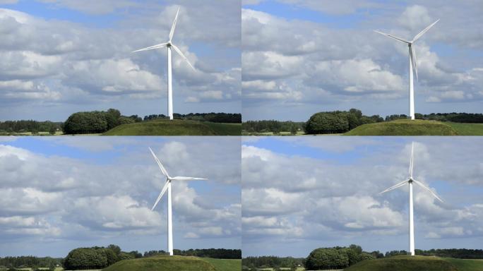 丹麦风电机组在农业景观中的应用