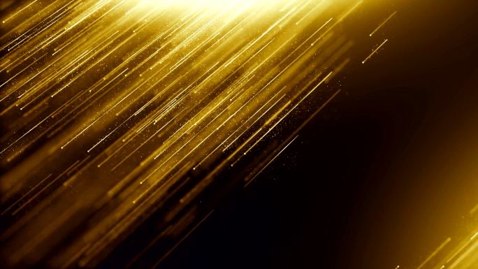 粒子雨唯美金色粒子背景
