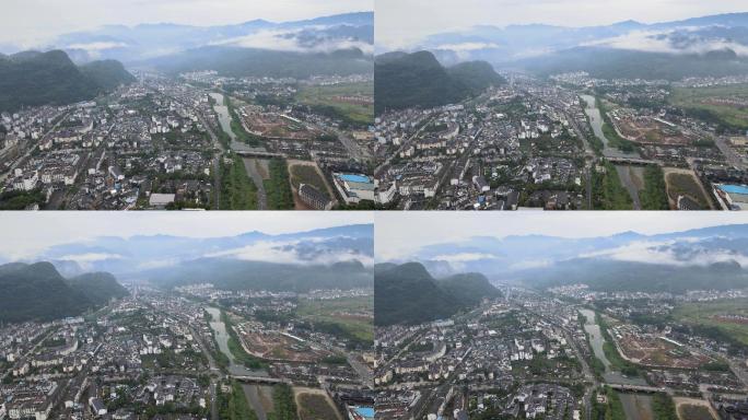 张家界市区航拍