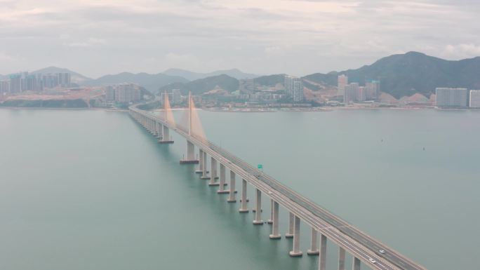 惠州海湾大桥航拍4K超清
