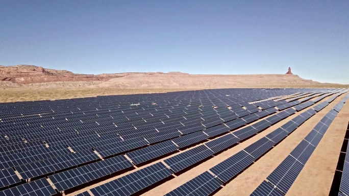 亚利桑那太阳能电池板农场