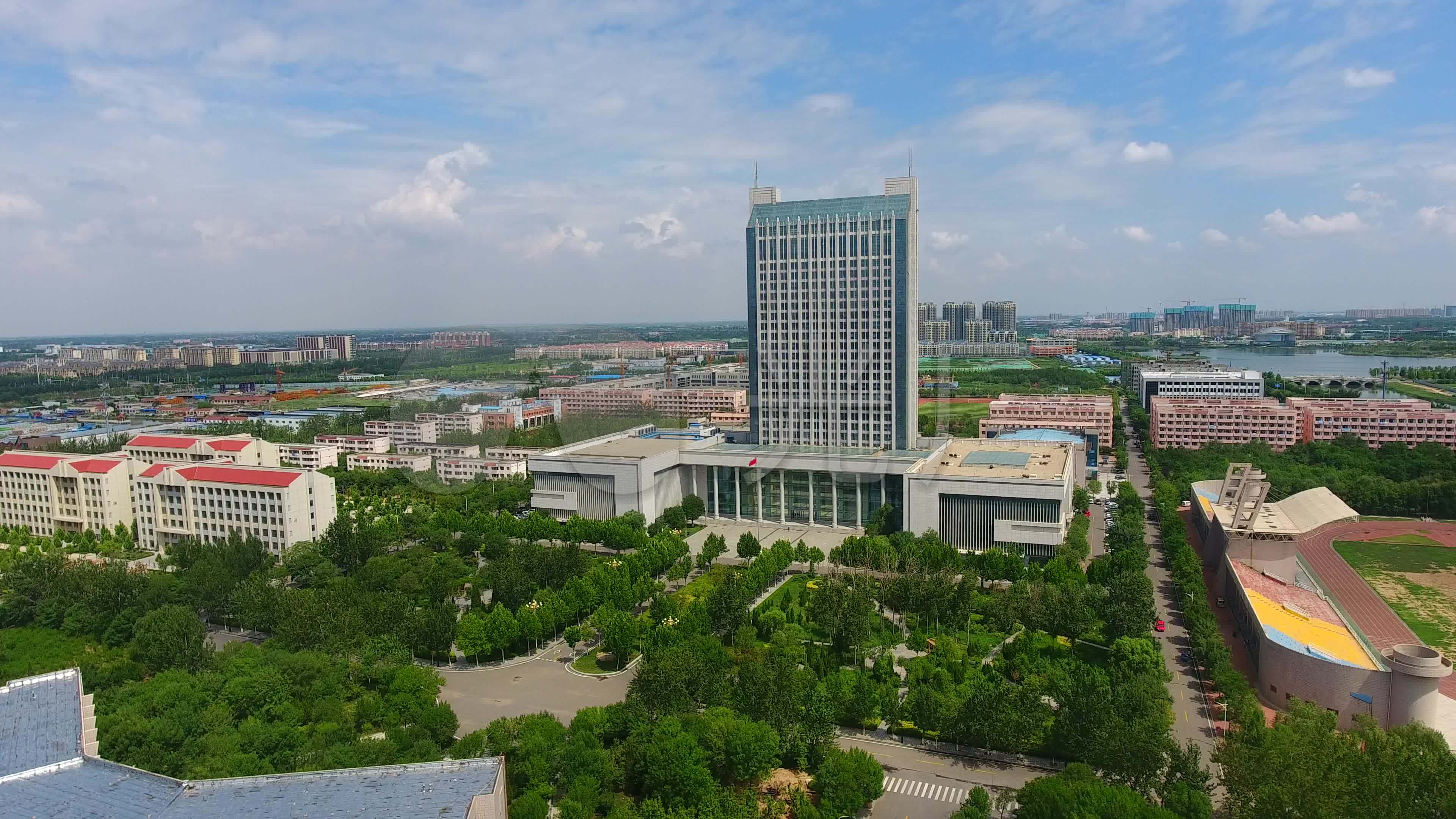 航拍滨州职业学院