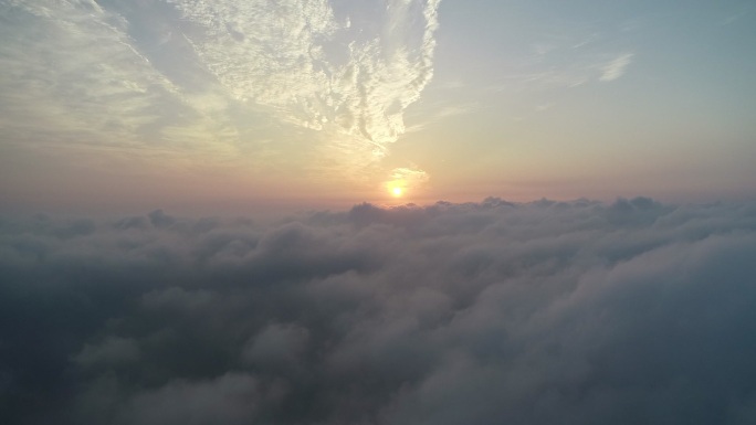 云顶太阳升起海上日出