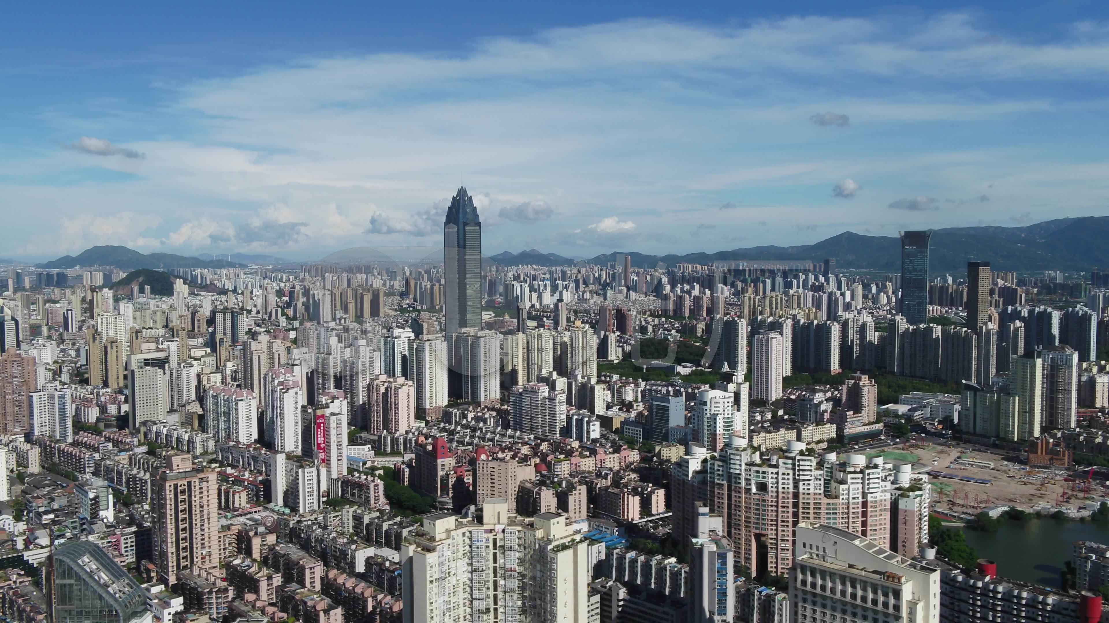 温州老城区,温州城市空景,温州城市航拍