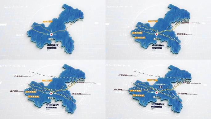 简约地图科技地图国道铁路地图