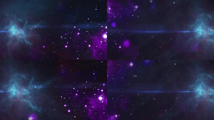 宇宙星云流动宽屏背景视频素材