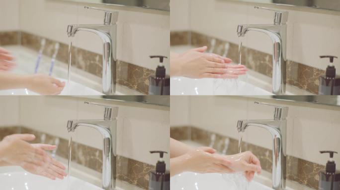 4K洗手消毒清洁卫生防护