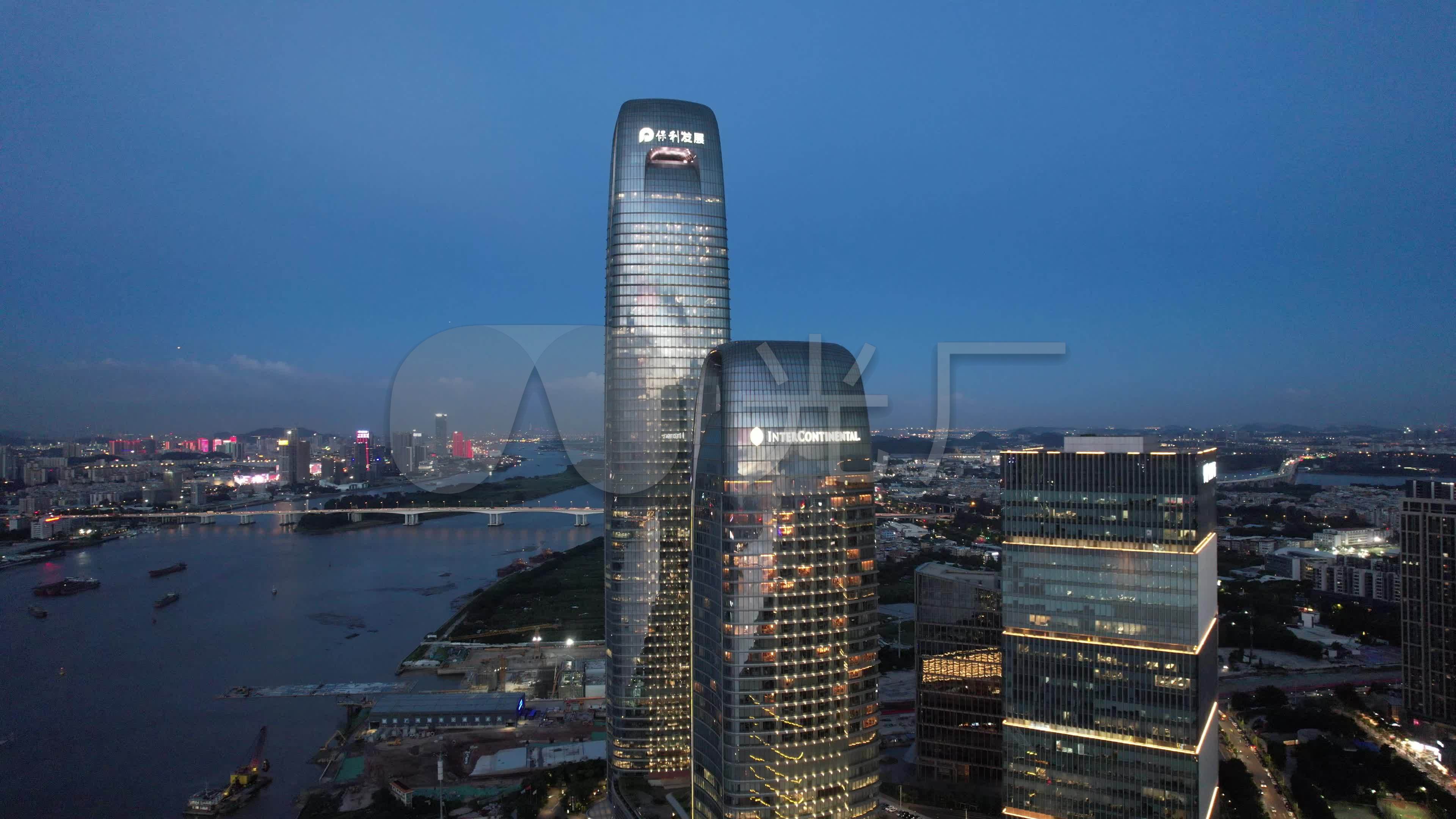 广州珠江新城琶洲万胜围保利发展cbd拉远