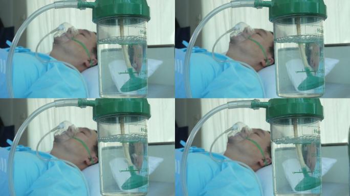 病人用氧气面罩昏迷