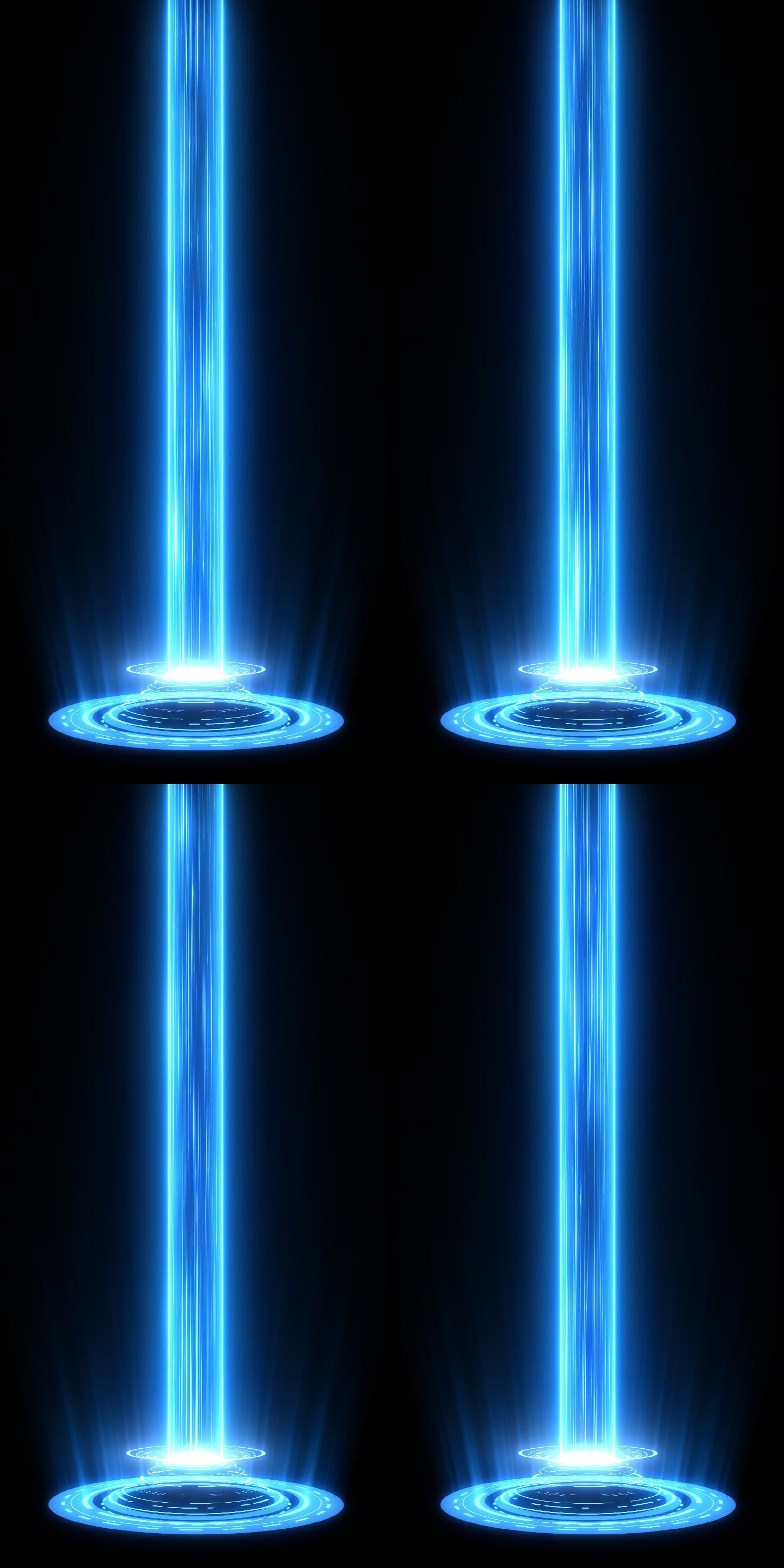 能量发射光柱2-alpha通道_1500x3000_高清视频素材下载(编号:6110900)