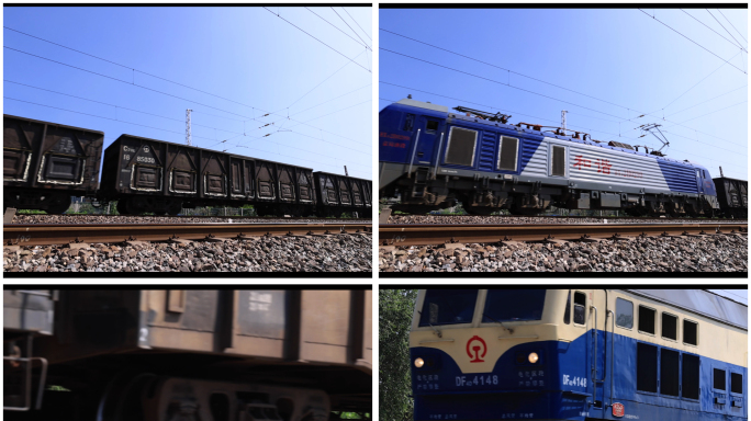 火车铁路运输货车