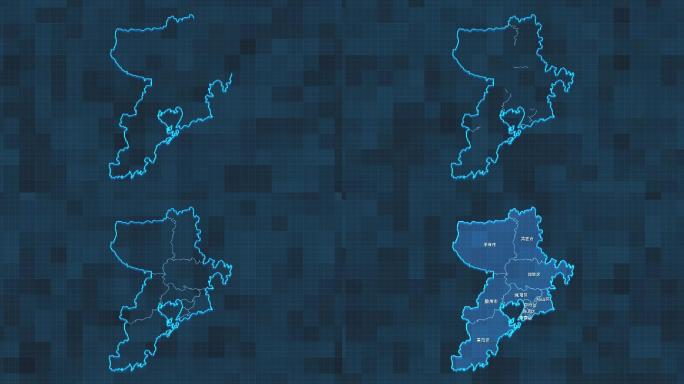 青岛地图（高清视频）