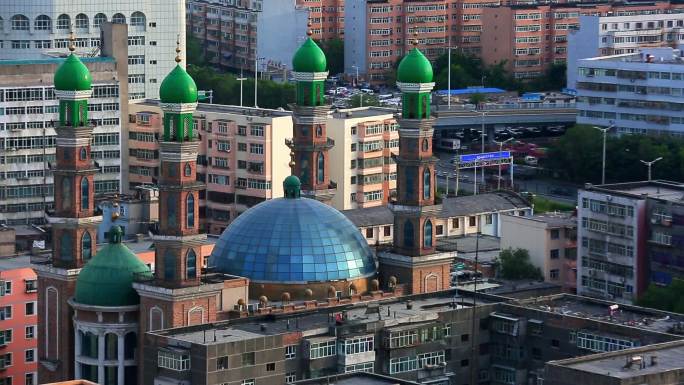 新疆乌鲁木齐城市景观新疆风情