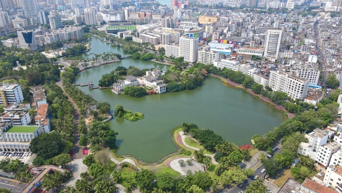 海南海口市三角池东湖公园