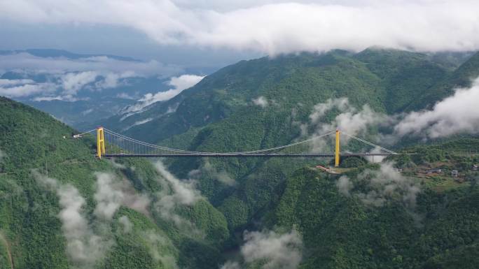 四渡河大桥山区高速沪渝高速宜恩高速