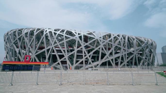 北京奥体中心鸟巢移动延时摄影