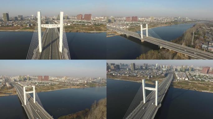 沭河大桥全景航拍A012