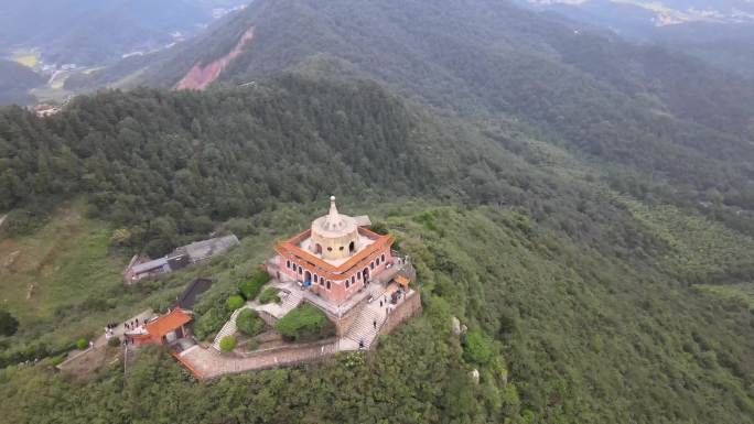 韶山邵峰绿化植被4K航拍