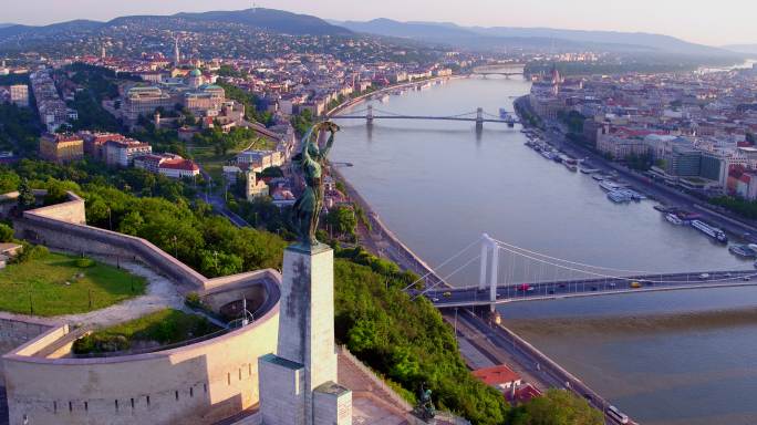 布达佩斯城堡鸟瞰图