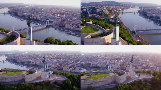 布达佩斯城堡鸟瞰图