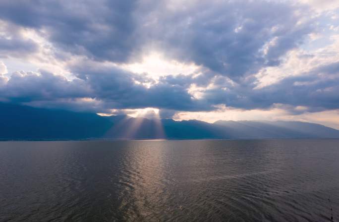 云南大理苍山洱海延时