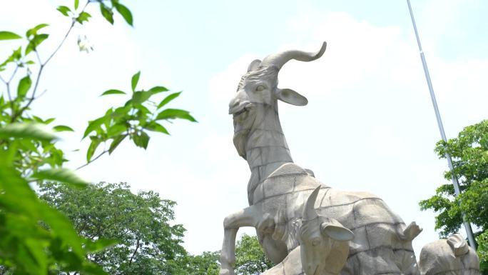 越秀公园五羊石像雕像