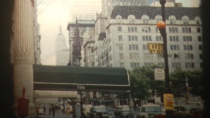 纽约1959年的城市街道