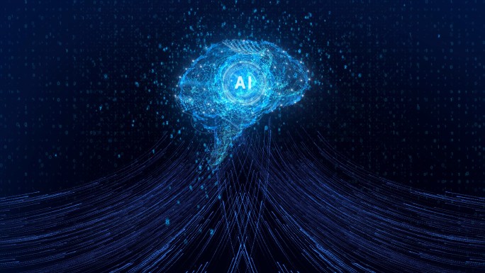 科技感人脑AI智能芯片