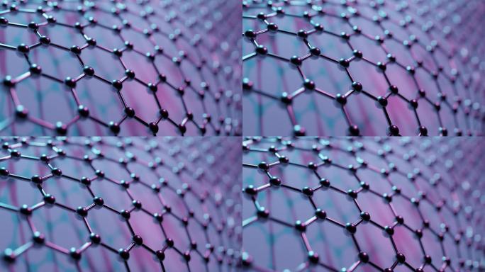 人工六角形纳米材料的结构。
