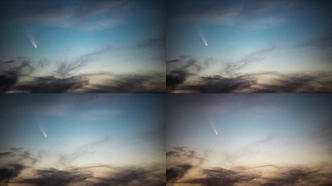 8K新智彗星星空延时摄影