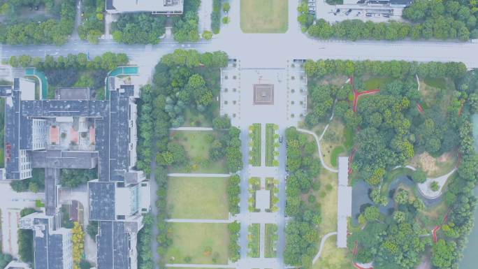 无锡江南大学校园4K航拍+延时摄影