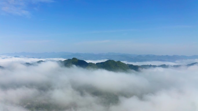 【原创】4K山区蓝天云海
