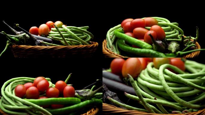 蔬菜篮子裝蔬菜