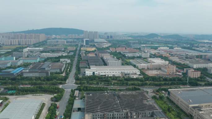 杭州余杭经济技术开发区4k航拍