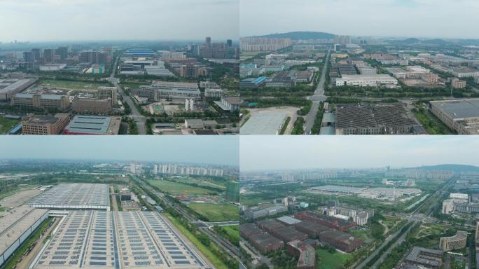 杭州余杭经济技术开发区4k航拍