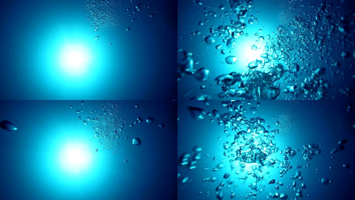 泡泡在阳光下运动特效动画vj合成元素视频