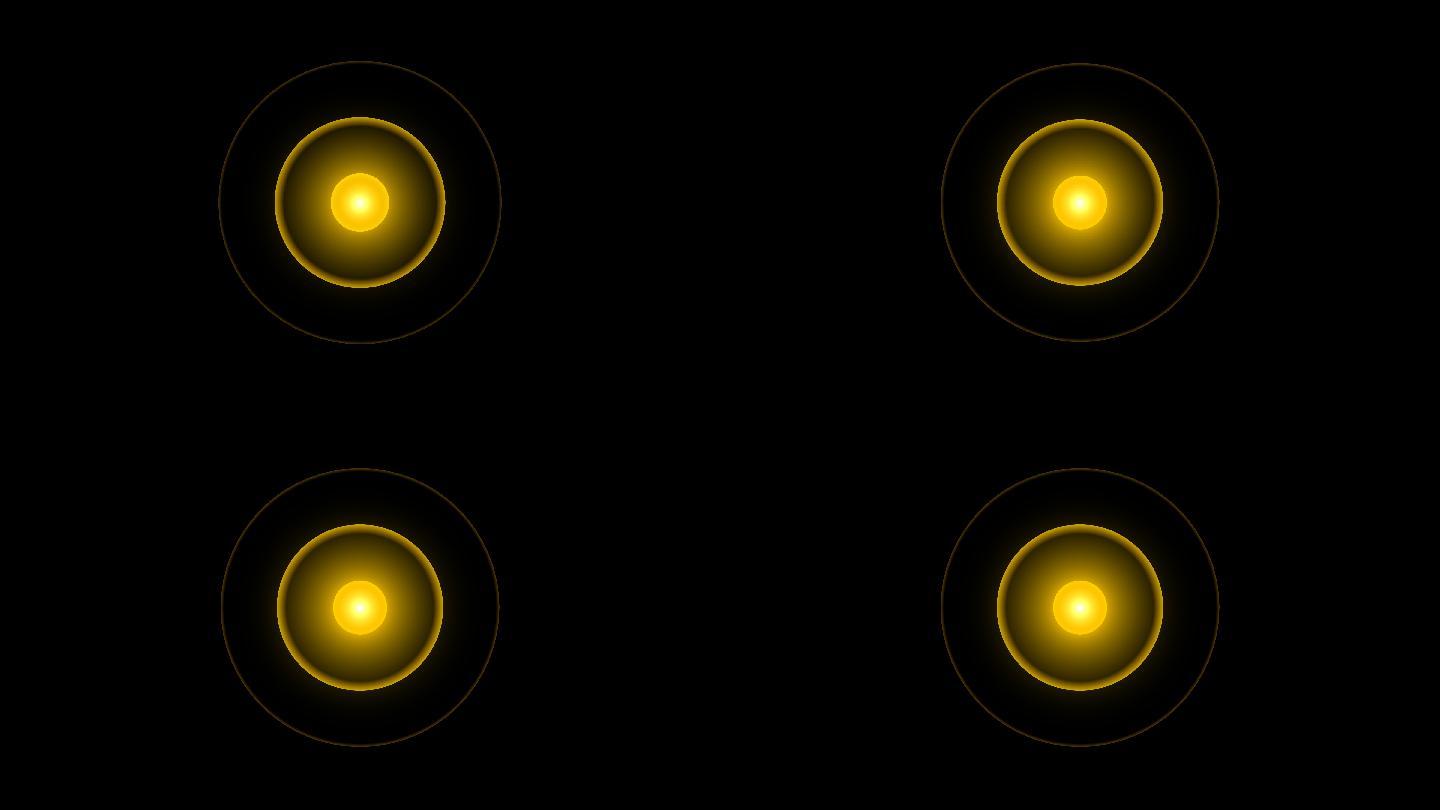 4K金色光点定位坐标（循环通道）