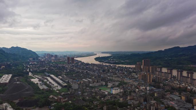 4K城市空镜航拍延时视频nankek原创