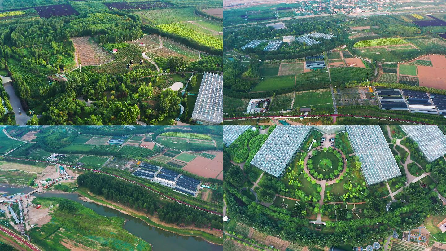 合集_西安沣东农业示范园4K航拍
