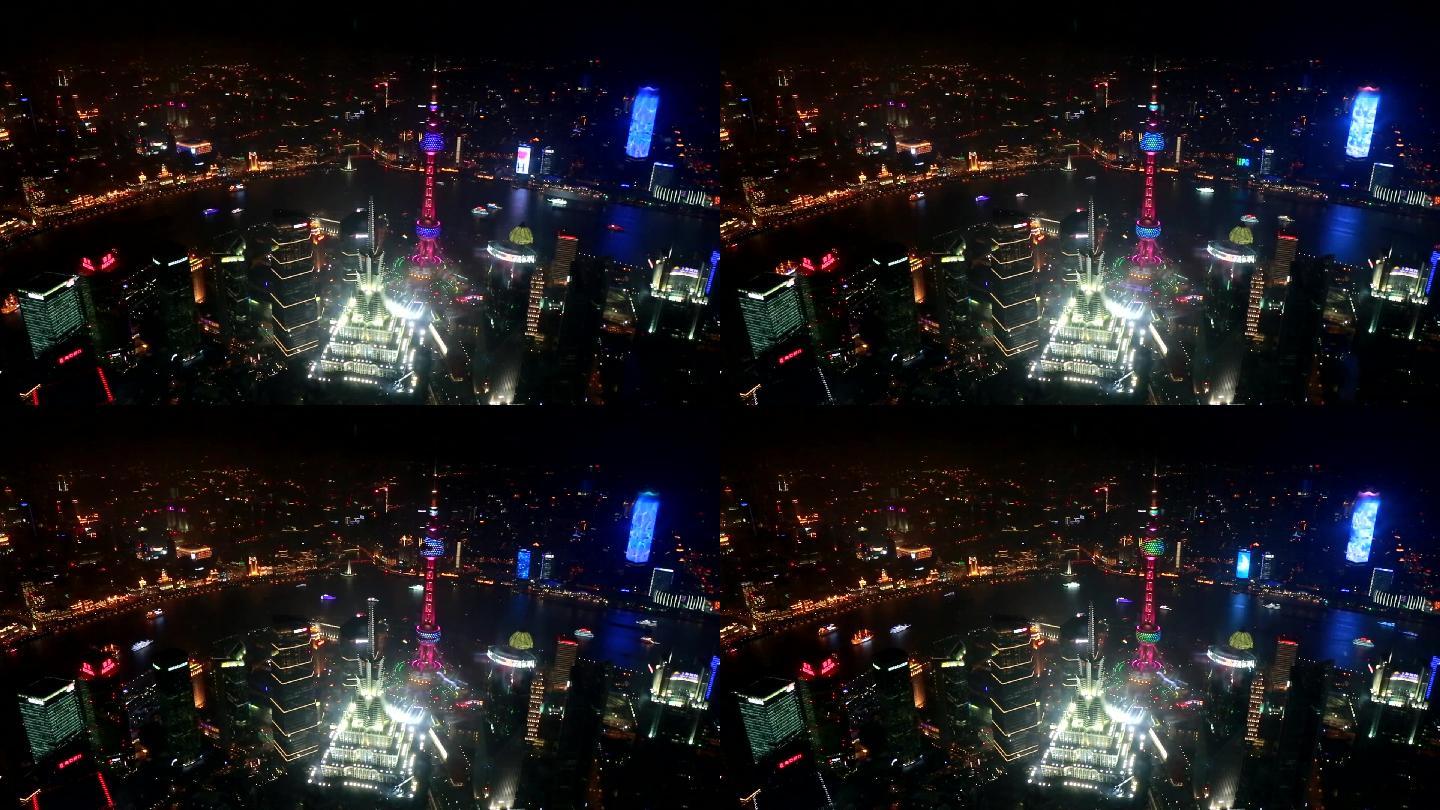 上海陆家嘴环球金融中心观景台延时摄影
