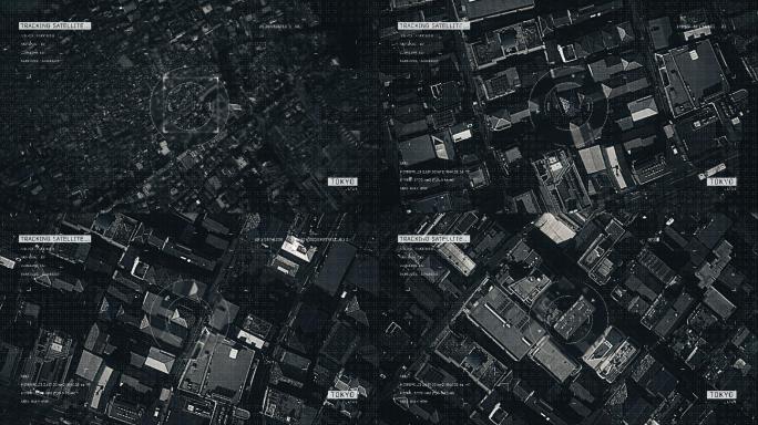 东京卫星图像追踪定位高科技