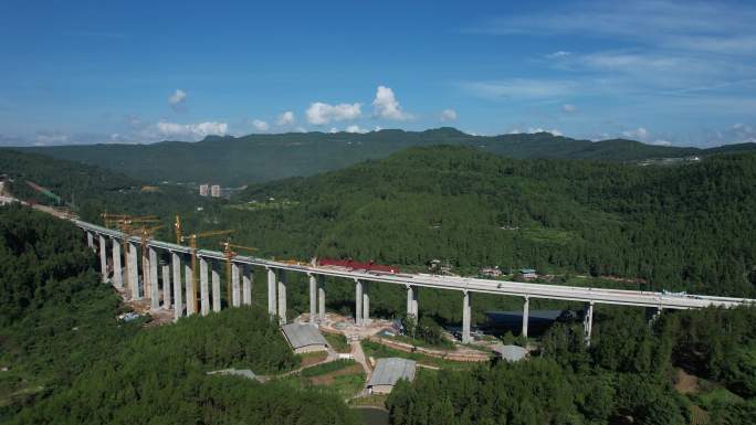 【5.2K航拍】四川在建高速公路