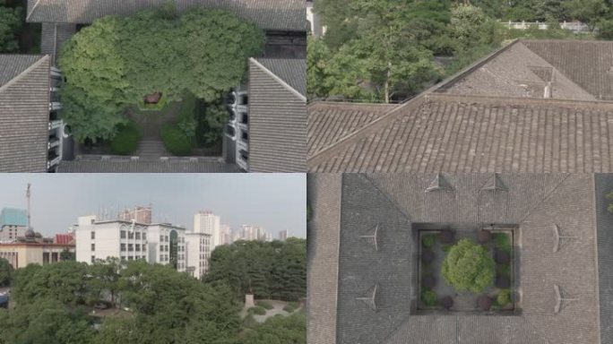 湖南师范大学航拍4k