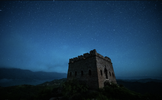 长城星空延时