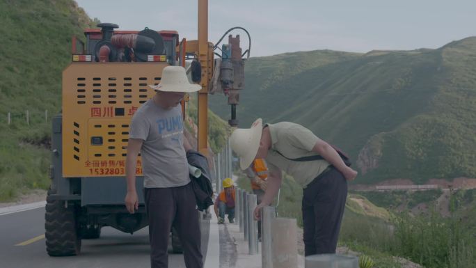 农村公路修建乡村柏油路S