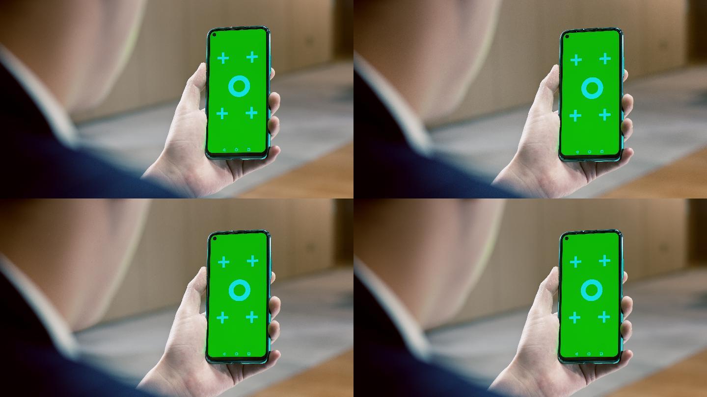 绿屏手机看手机