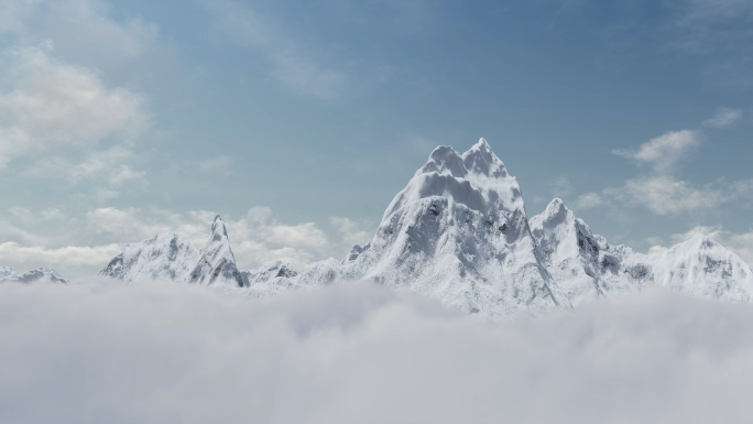 雪山巅峰极地北欧寒冷低温温室碳排放气候